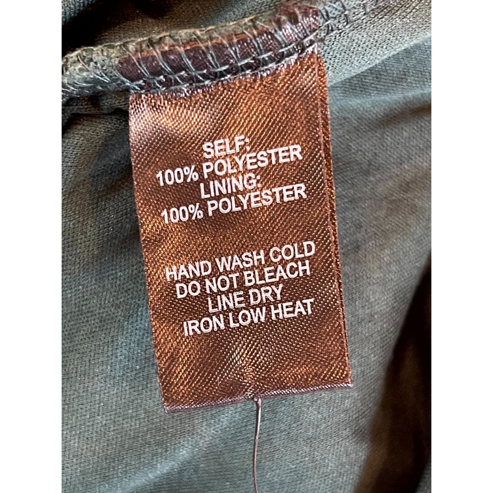 Lulus Womens Backless Lace Sheath Dress Short Sleeves Back Zip Green Size Small - Picture 10 of 11